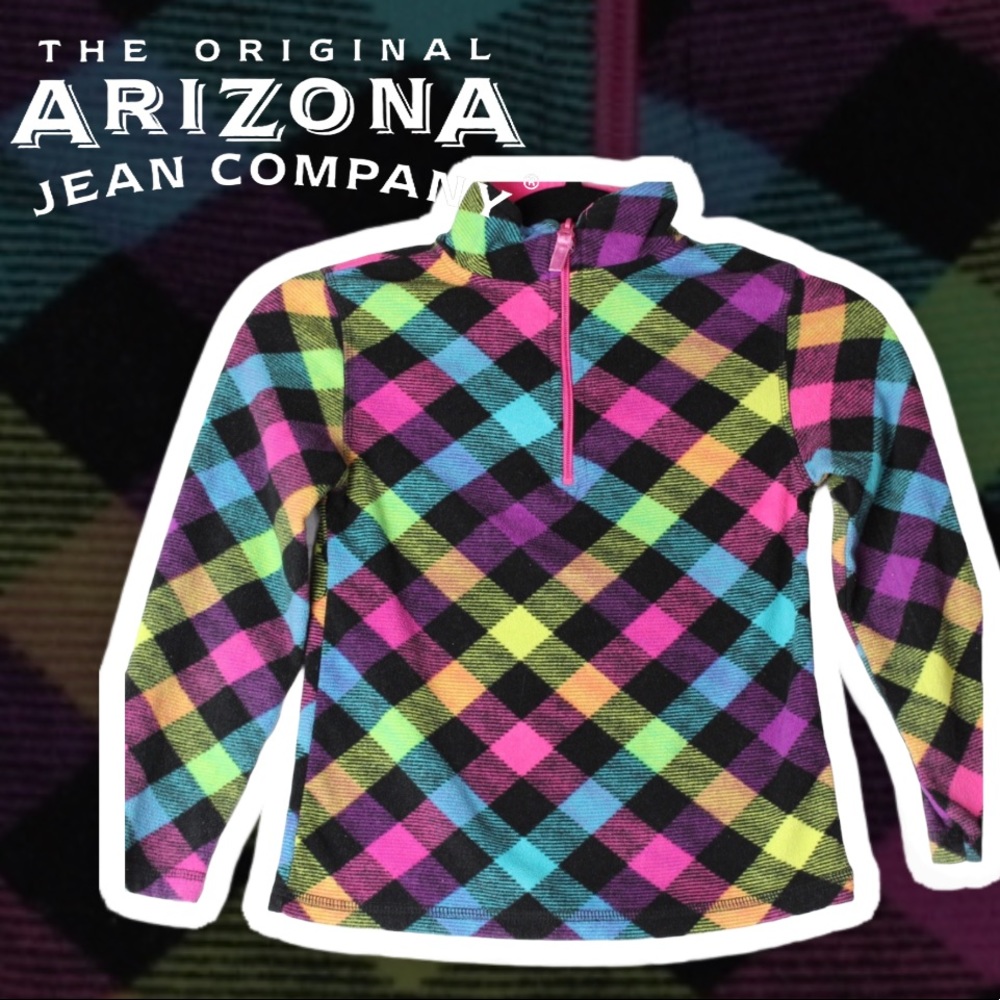 Arizona Jean Co. Girls Size 7-8 Half Zip